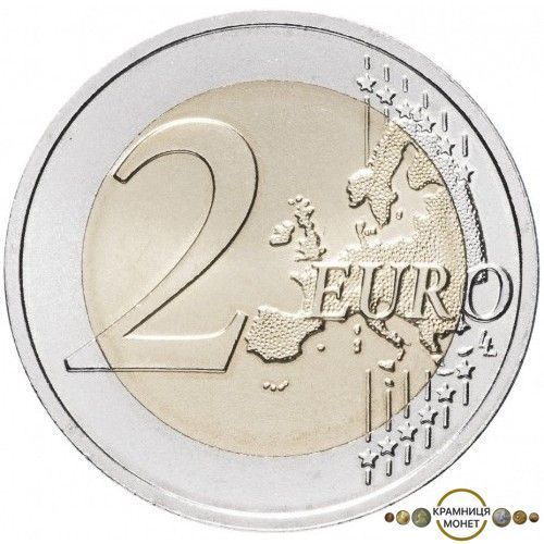 2 евро (Лелека) Латвія