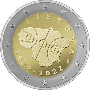 2 евро (100 років баскетболу в Литві) Литва