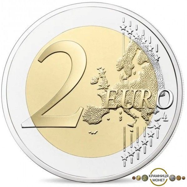 2 евро (30-річчя падіння Берлінської стіни) Франція