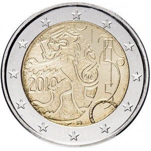 2 евро (150 років фінській валюті) Фінляндія