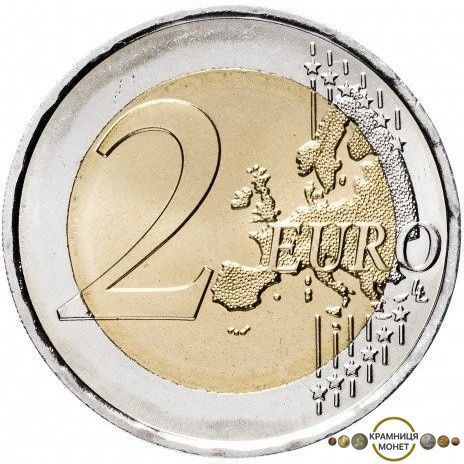 2 евро (70 років промові Шарля де Голля) Франція