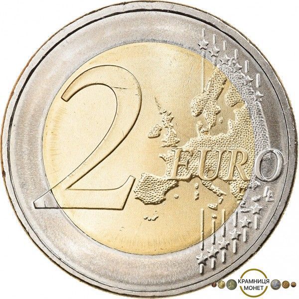 2 евро (Північний Рейн - Вестфалія, двір A,D,F,G,J) Німеччина