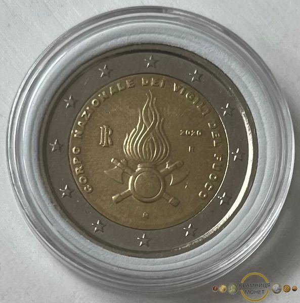 2 евро (Національний корпус пожежних) Італія
