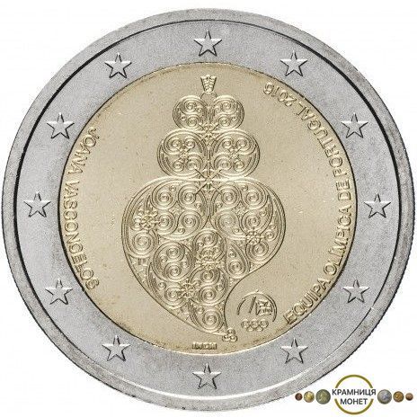2 евро (Олімпійські ігри в Ріо-де-Жанейро) Португалія