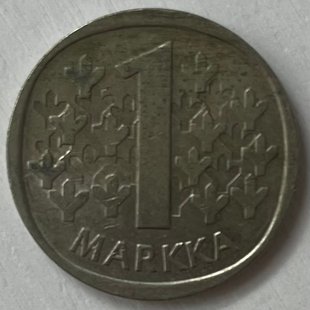 1 марка (Фінляндія) 1986р.