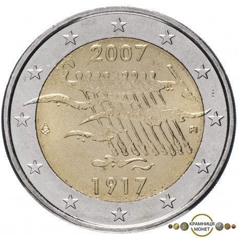 2 евро (90 років незалежності Фінляндії) Фінляндія