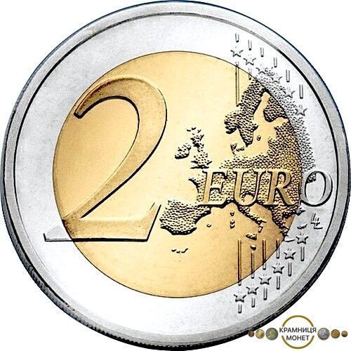 2 евро (400-річчя завершення будівництва собора Св.Марка в Венеції) Італія