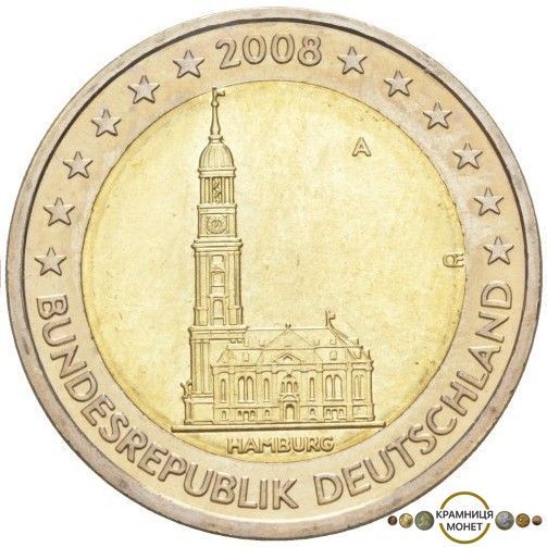 2 евро (Гамбург) Німеччина