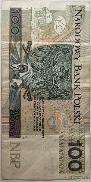 100 злотих (Польща) 2012р.