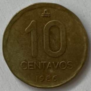 10 сентаво (Аргентина) 1986р.