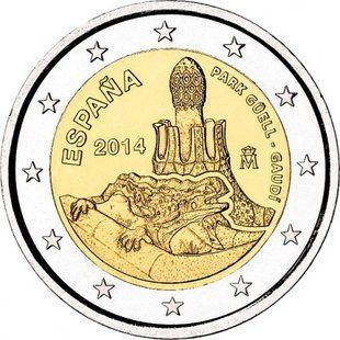 2 евро (Парк Гуеля) Іспанія