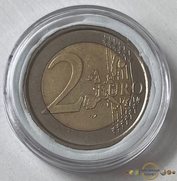 2 евро (Італія, регулярний чекан) 2002,2003,2011рр.