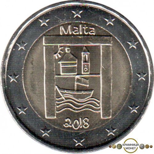 2 евро (Культурна спадщина) Мальта