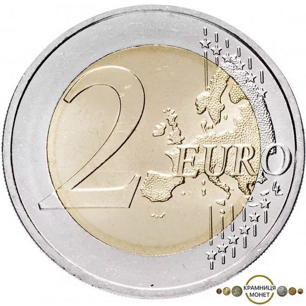 2 евро (Мекленбург-Передня Померанія, двір A,D,F,G,J) Німеччина