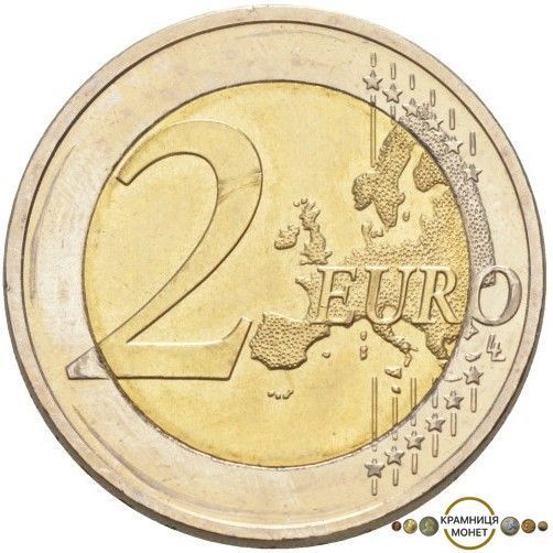 2 евро (Церква Людвіга в Саарбрюккені, двір A,D,F,G,J) Німеччина