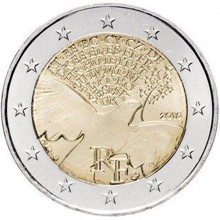 2 евро (70 років миру в Європі) Франція